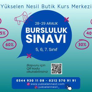 Yükselen Nesil Bursluluk Sınavı